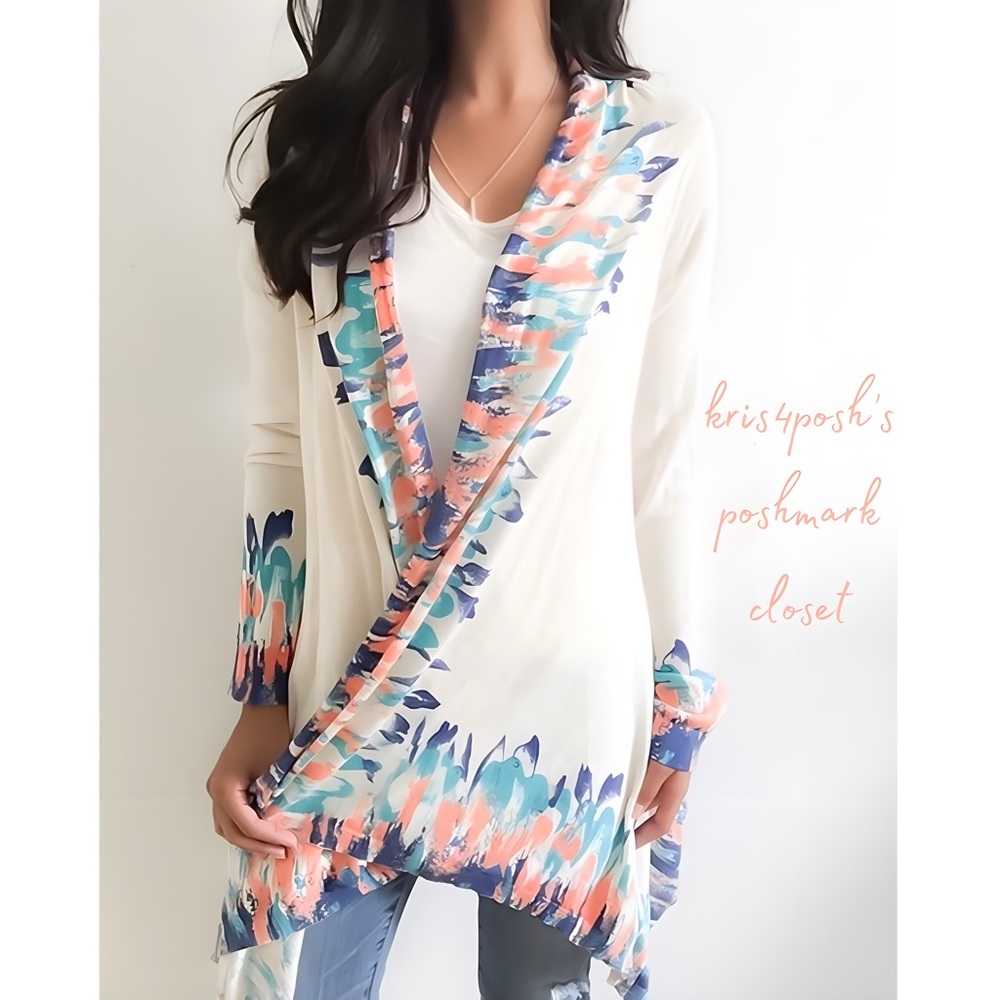 Anthropologie Guinevere Asymmetrical Cardigan